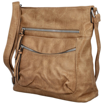 Dámská crossbody kabelka khaki - Firenze Ganna