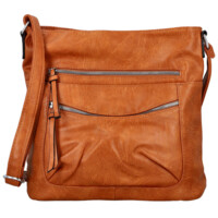 Dámská crossbody kabelka hnědá - Firenze Ganna