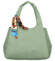 Dámská kabelka do ruky modrozelená - Firenze Saichira