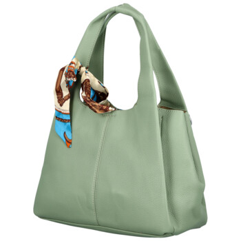 Dámská kabelka do ruky modrozelená - Firenze Saichira