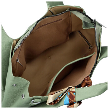 Dámská kabelka do ruky modrozelená - Firenze Saichira