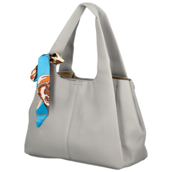 Dámská kabelka do ruky světle šedá - Firenze Saichira