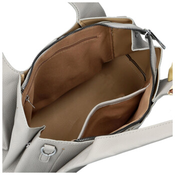 Dámská kabelka do ruky světle šedá - Firenze Saichira