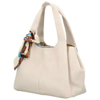 Dámská kabelka do ruky krémová - Firenze Saichira