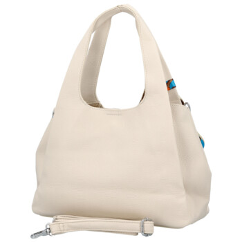 Dámská kabelka do ruky krémová - Firenze Saichira