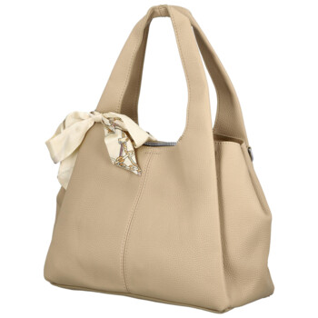 Dámská kabelka do ruky béžová - Firenze Saichira