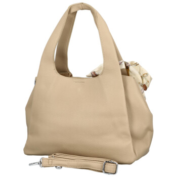 Dámská kabelka do ruky béžová - Firenze Saichira