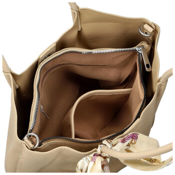 Dámská kabelka na rameno béžová - Firenze Hilde