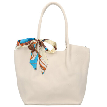 Dámská kabelka na rameno krémová - Firenze Hilde