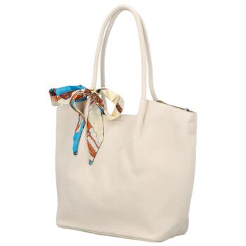 Dámská kabelka na rameno krémová - Firenze Hilde