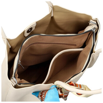 Dámská kabelka na rameno krémová - Firenze Hilde