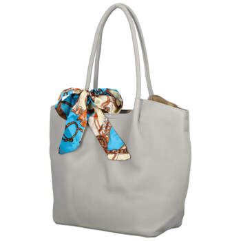 Dámská kabelka na rameno světle šedá - Firenze Hilde