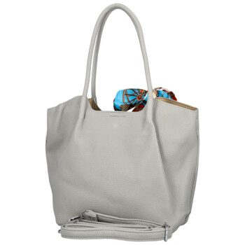 Dámská kabelka na rameno světle šedá - Firenze Hilde