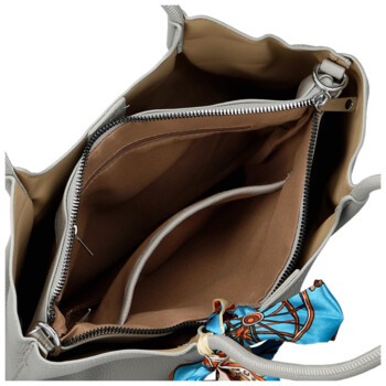 Dámská kabelka na rameno světle šedá - Firenze Hilde