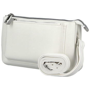 Dámská crossbody kabelka bílá - Firenze Hailey