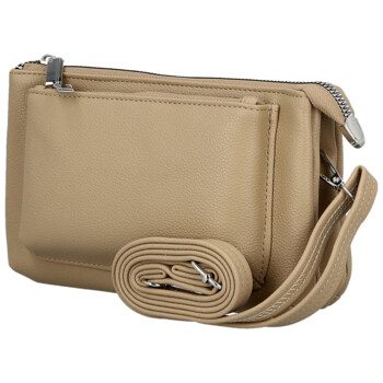 Dámská crossbody kabelka béžová - Firenze Hailey