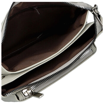Dámská crossbody kabelka světle šedá - Firenze Hailey