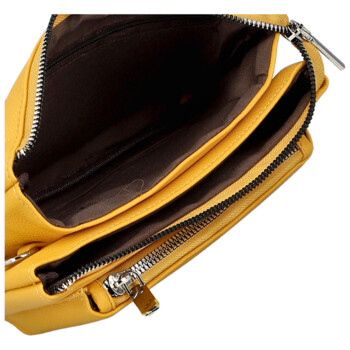 Dámská crossbody kabelka žlutá - Firenze Hailey
