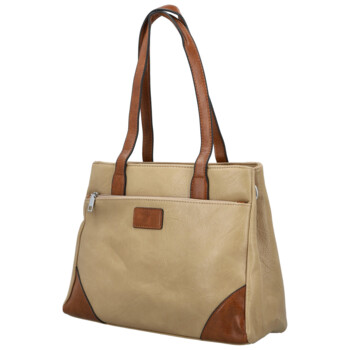 Dámská kabelka přes rameno pískově hnědá - Firenze Luisa Two