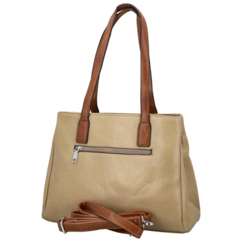 Dámská kabelka přes rameno pískově hnědá - Firenze Luisa Two