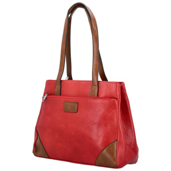 Dámská kabelka přes rameno červená - Firenze Luisa Two