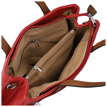Dámská kabelka přes rameno červená - Firenze Luisa Two