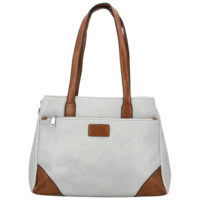 Dámská kabelka přes rameno světle šedá - Firenze Luisa Two