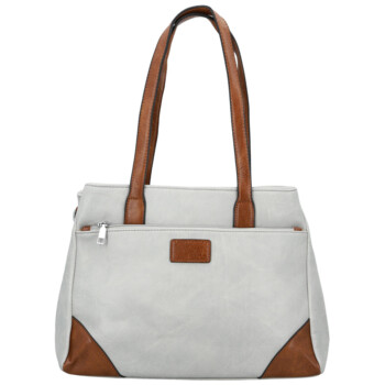 Dámská kabelka přes rameno světle šedá - Firenze Luisa Two