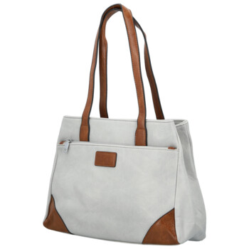 Dámská kabelka přes rameno světle šedá - Firenze Luisa Two