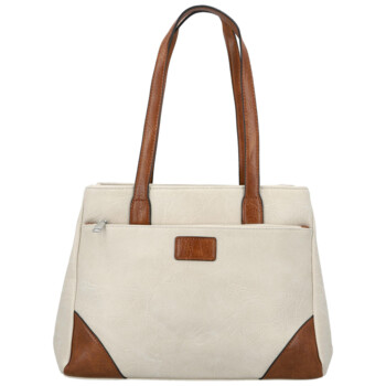 Dámská kabelka přes rameno světle béžová - Firenze Luisa