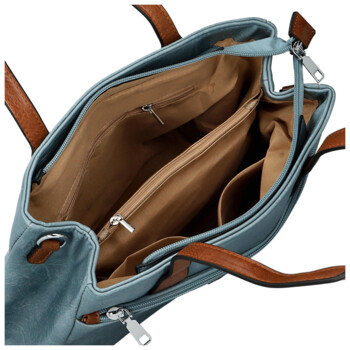 Dámská kabelka přes rameno džínově modrá - Firenze Luisa Two