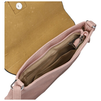 Dámská crossbody kabelka světle růžová - Firenze Minerral