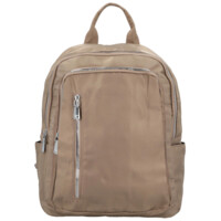 Dámský batoh tmavě béžový - Firenze Lusso