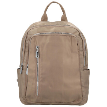 Dámský batoh tmavě béžový - Firenze Lusso