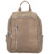 Dámský batoh tmavě béžový - Firenze Lusso