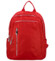 Dámský batoh červený - Firenze Lusso