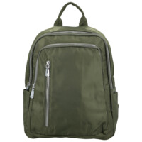 Dámský batoh tmavě zelený - Firenze Lusso