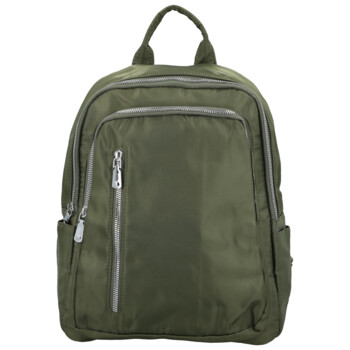 Dámský batoh tmavě zelený - Firenze Lusso