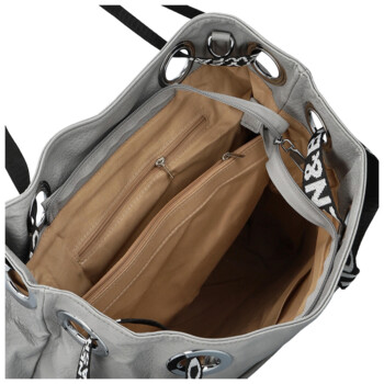 Dámská kabelka přes rameno šedá - Firenze Version