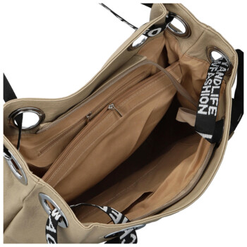 Dámská kabelka přes rameno béžová - Firenze Version