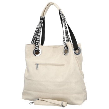 Dámská kabelka přes rameno světle béžová - Firenze Version