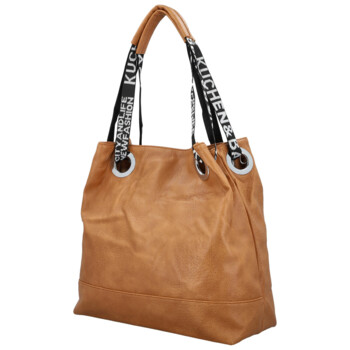 Dámská kabelka přes rameno světle hnědá - Firenze Version