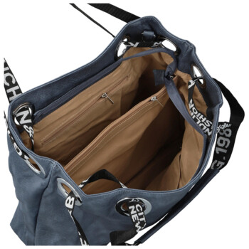 Dámská kabelka přes rameno džínově modrá - Firenze Version