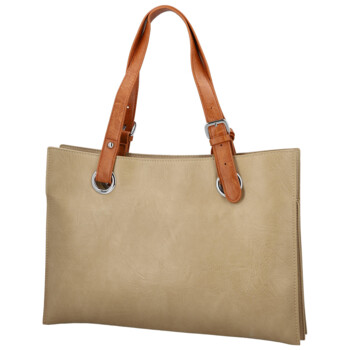 Dámská kabelka přes rameno tmavě béžová - Firenze Melisa