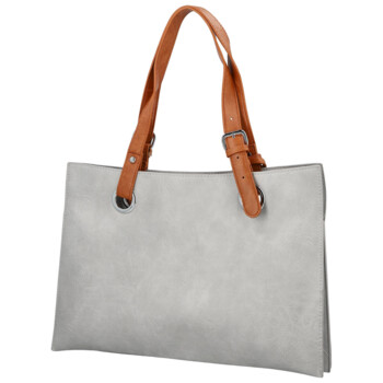 Dámská kabelka přes rameno světle šedá - Firenze Melisa