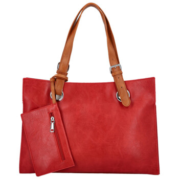 Dámská kabelka přes rameno červená - Firenze Melisa