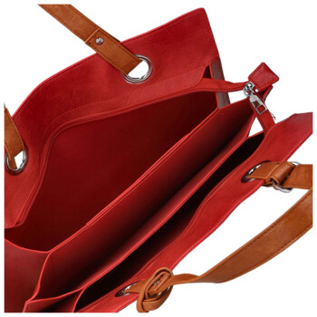 Dámská kabelka přes rameno červená - Firenze Melisa