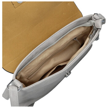 Dámská crossbody kabelka světle šedá - Firenze Minerral