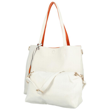 Dámská moderní kabelka přes rameno bílá - Firenze Prestige 2v1