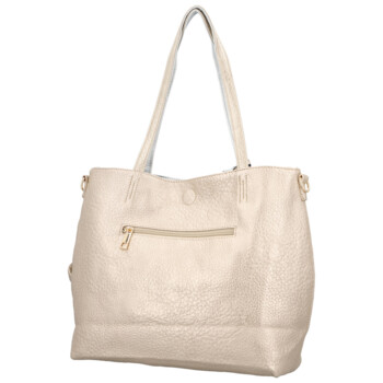 Dámská moderní kabelka přes rameno zlatá - Firenze Prestige 2v1